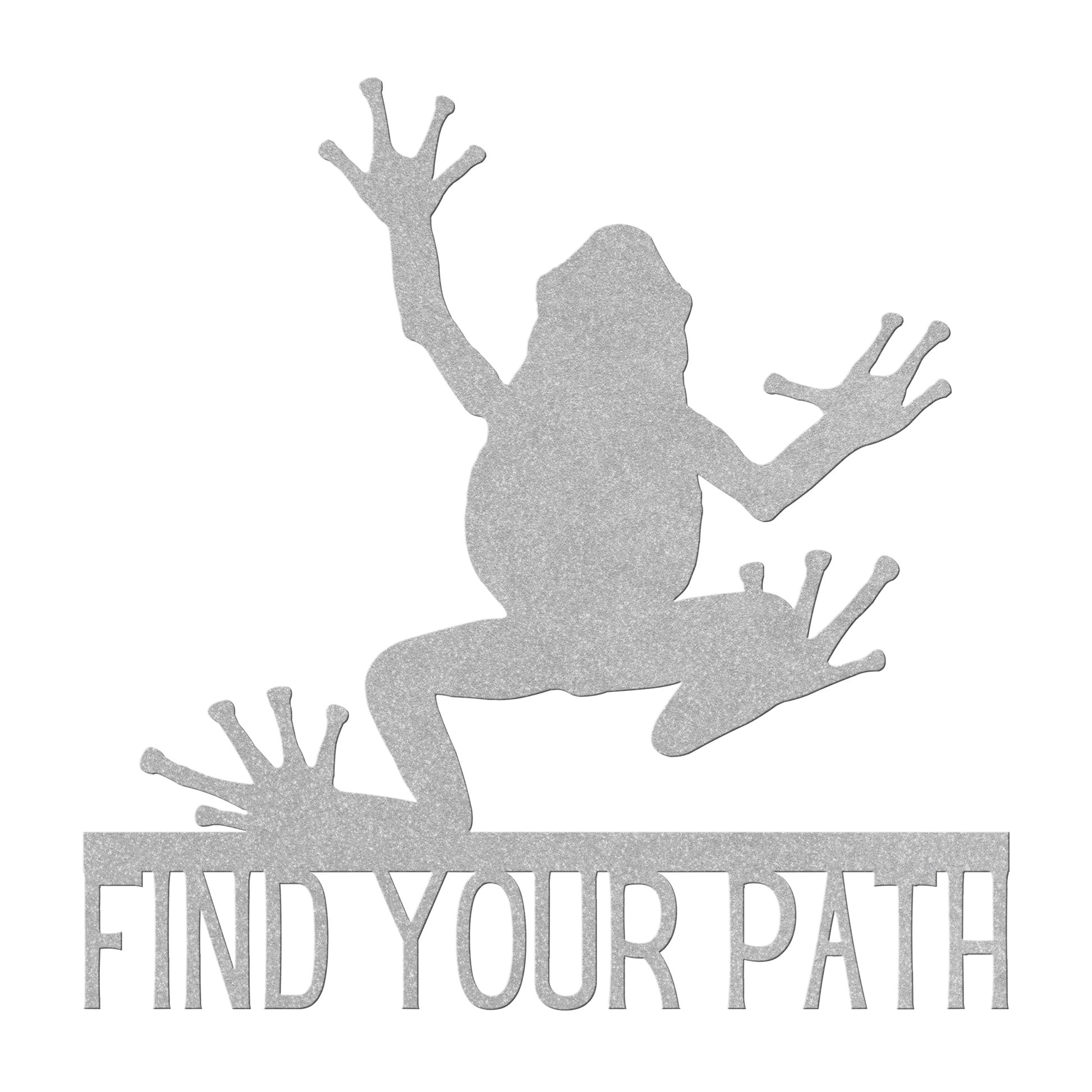 Find_Your_Path_Tree_Frog_Metal_Sign_Silver_Transparent_Mockup.png