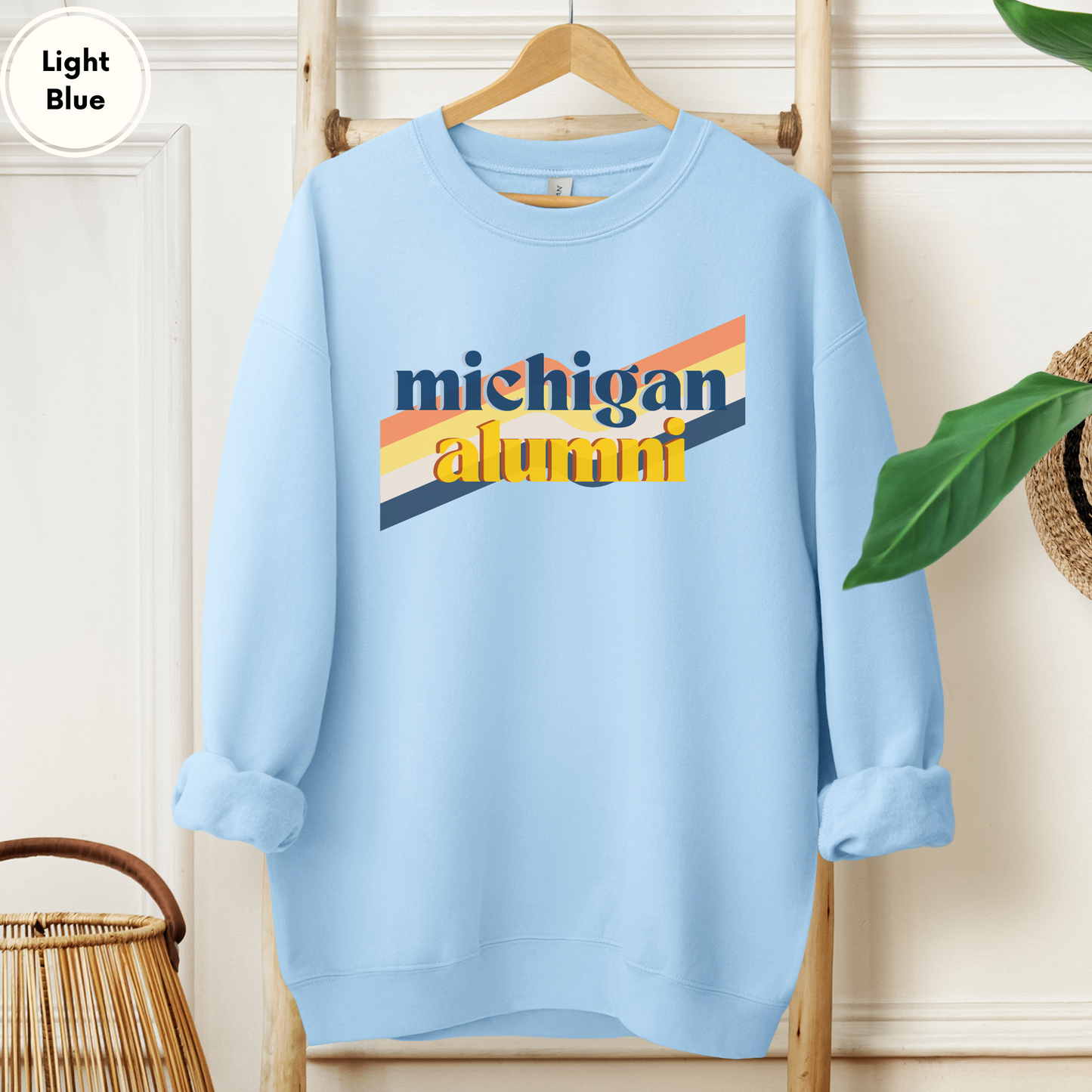 Michigan Alumni Vintage Sweatshirt