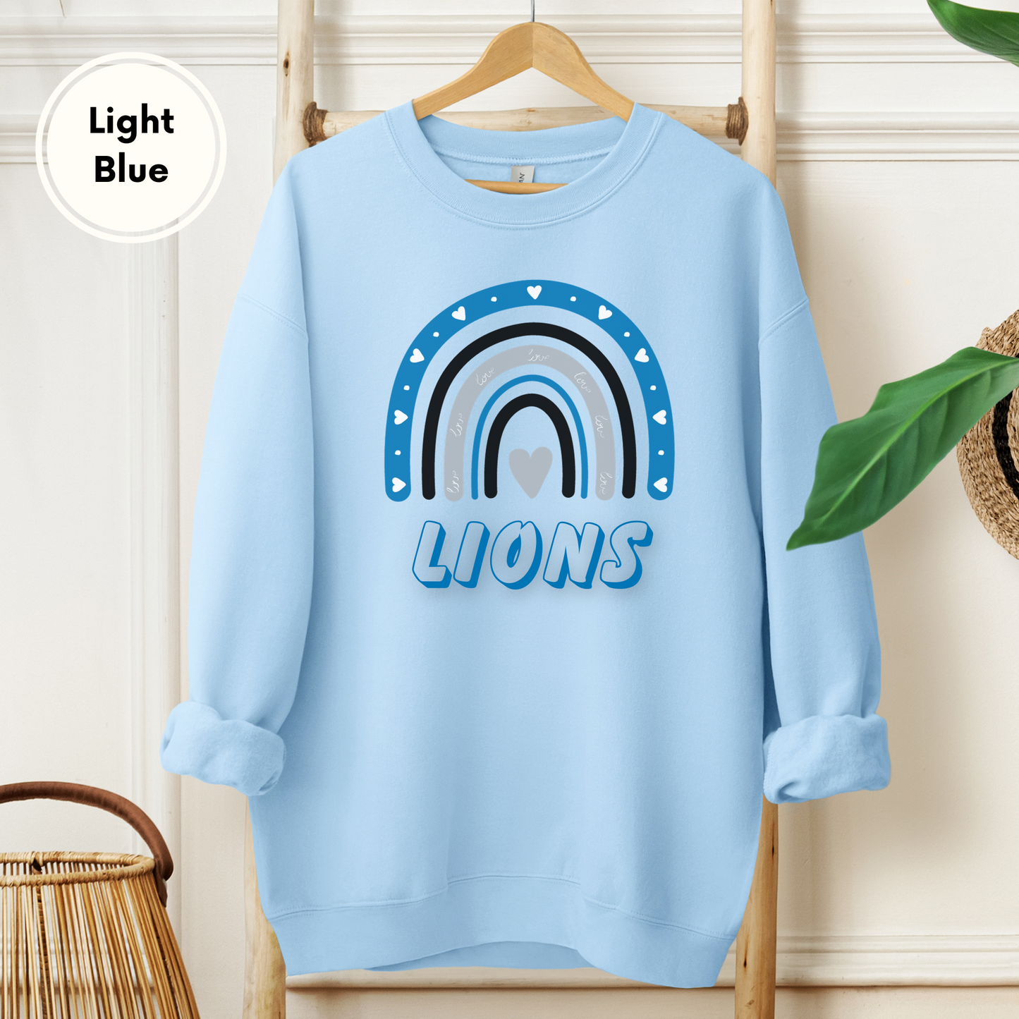 Detroit Lions Rainbow Sweatshirt