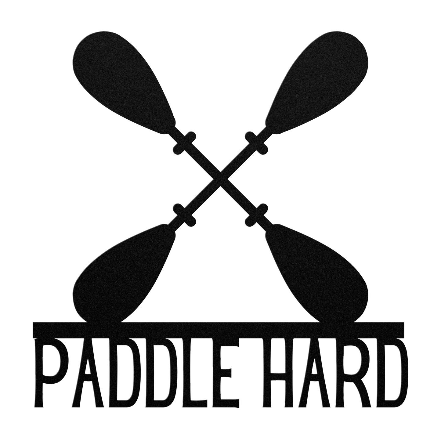 Paddle_Hard_Kayaking_Canoeing_Metal_Sign_Black_Transparent_Mockup.png