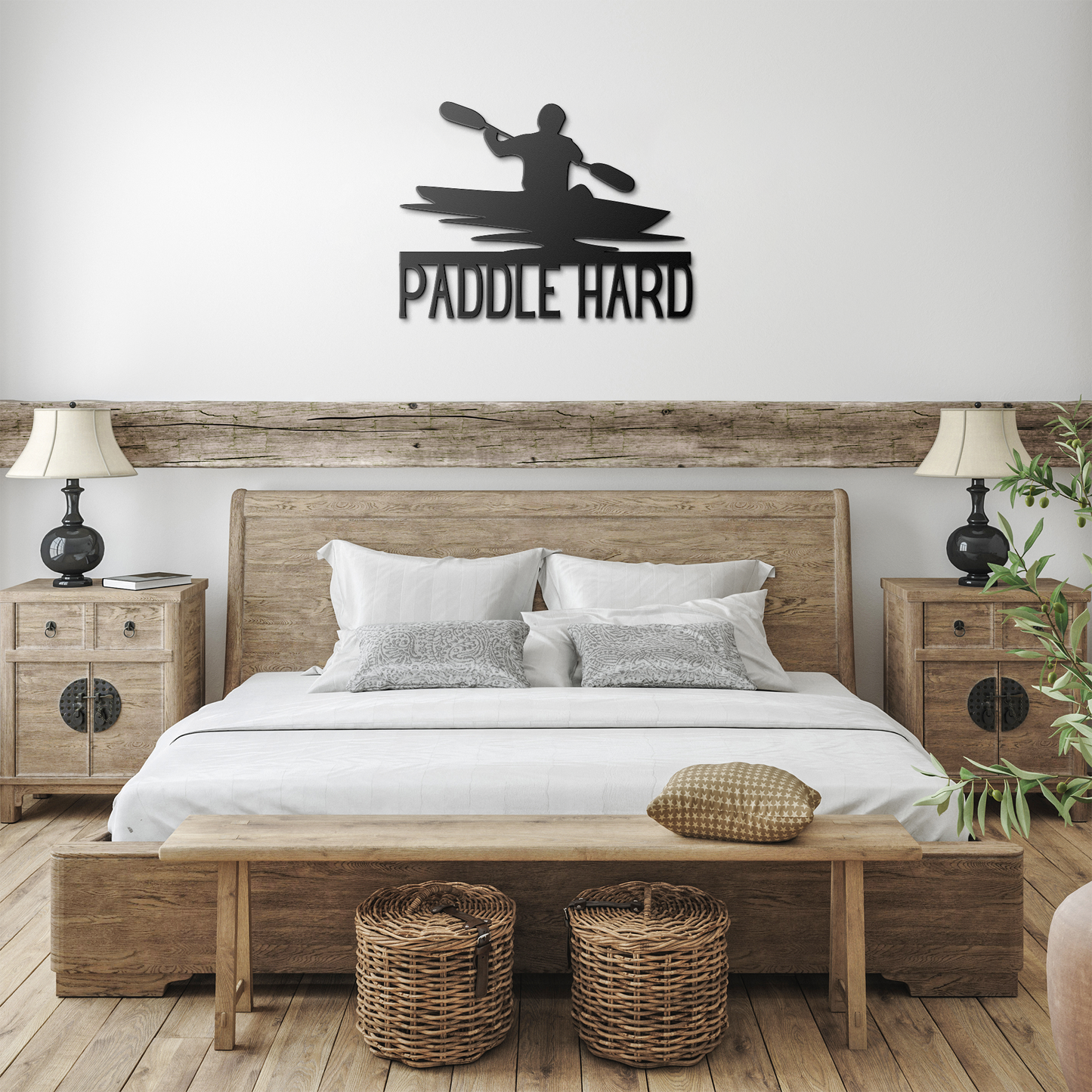 Paddle_Hard_Kayaking_Metal_Sign_Black_Farmhouse_Bedroom_Mockup.png