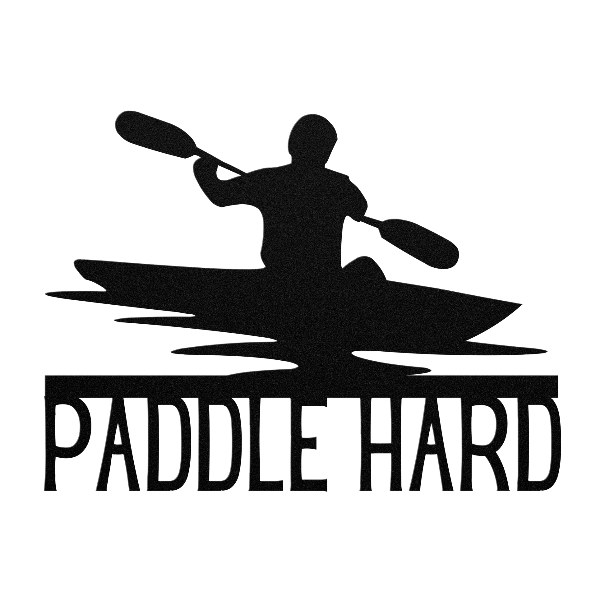 Paddle_Hard_Kayaking_Metal_Sign_Black_Transparent_Mockup.png