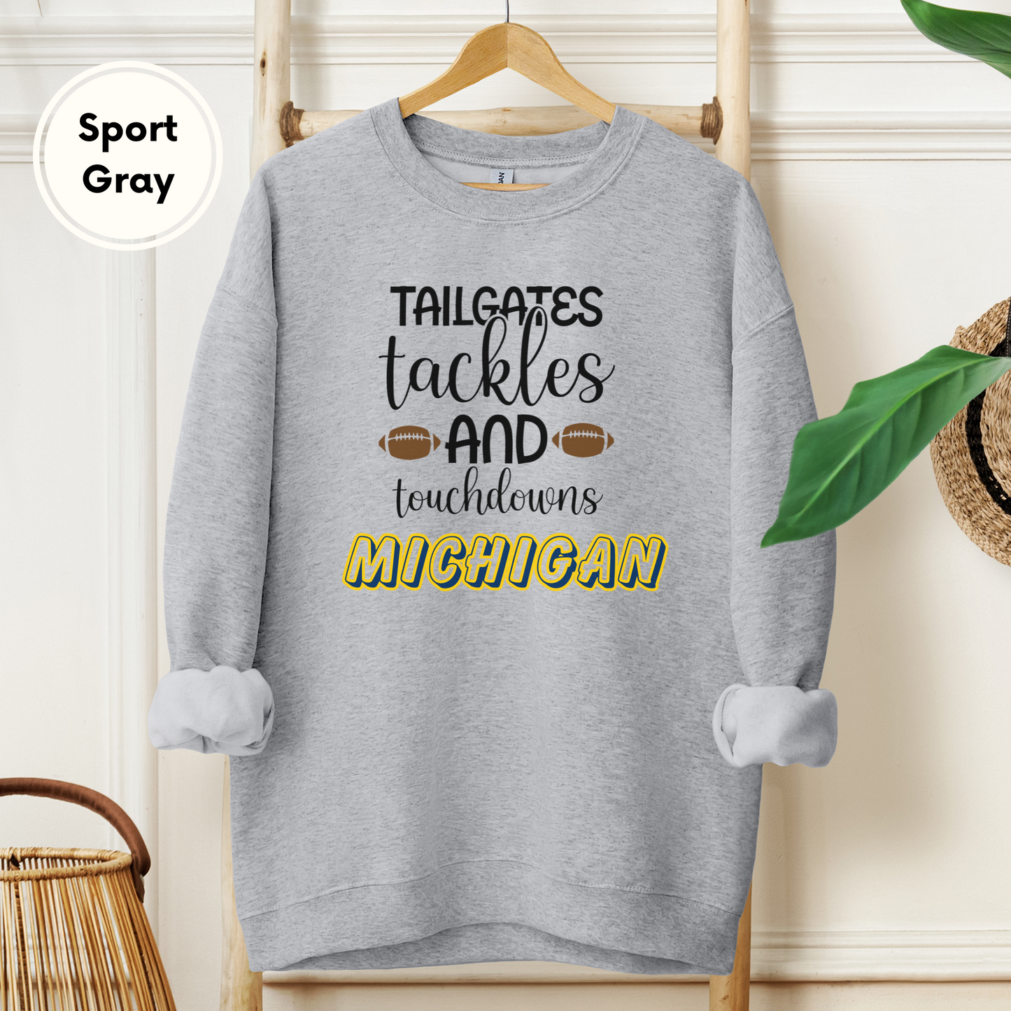 Michigan University Tailgate Sweatshirt