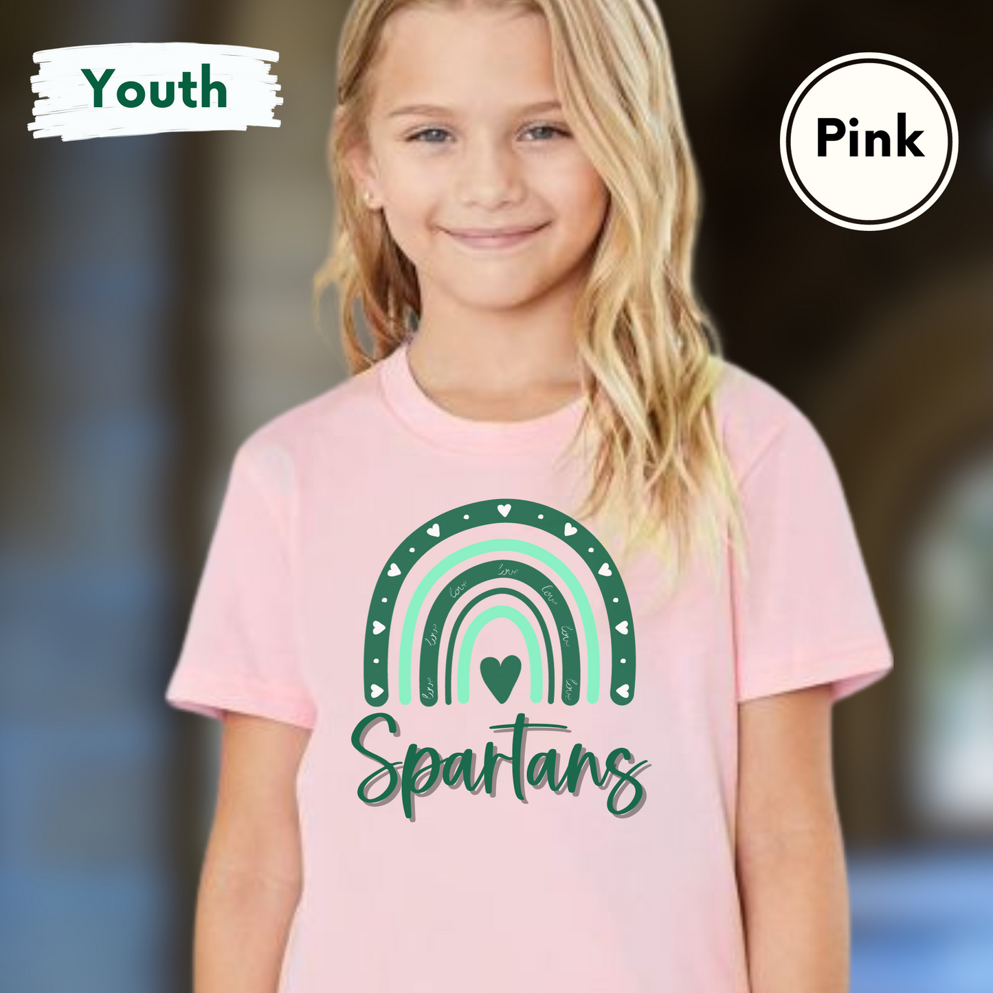 Spartan Rainbow Youth Short Sleeve Tee