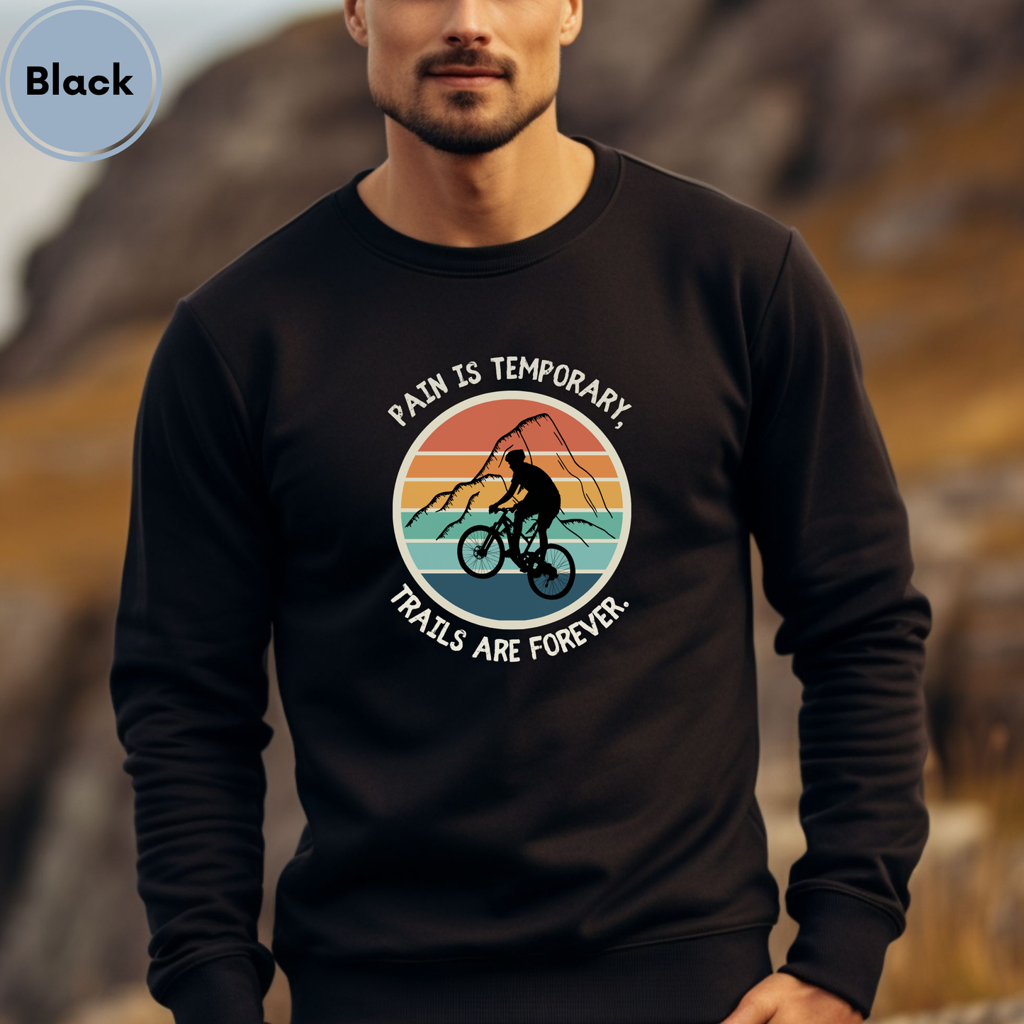 Michigan Trails are Forever Mountain Biking Unisex Sweatshirt