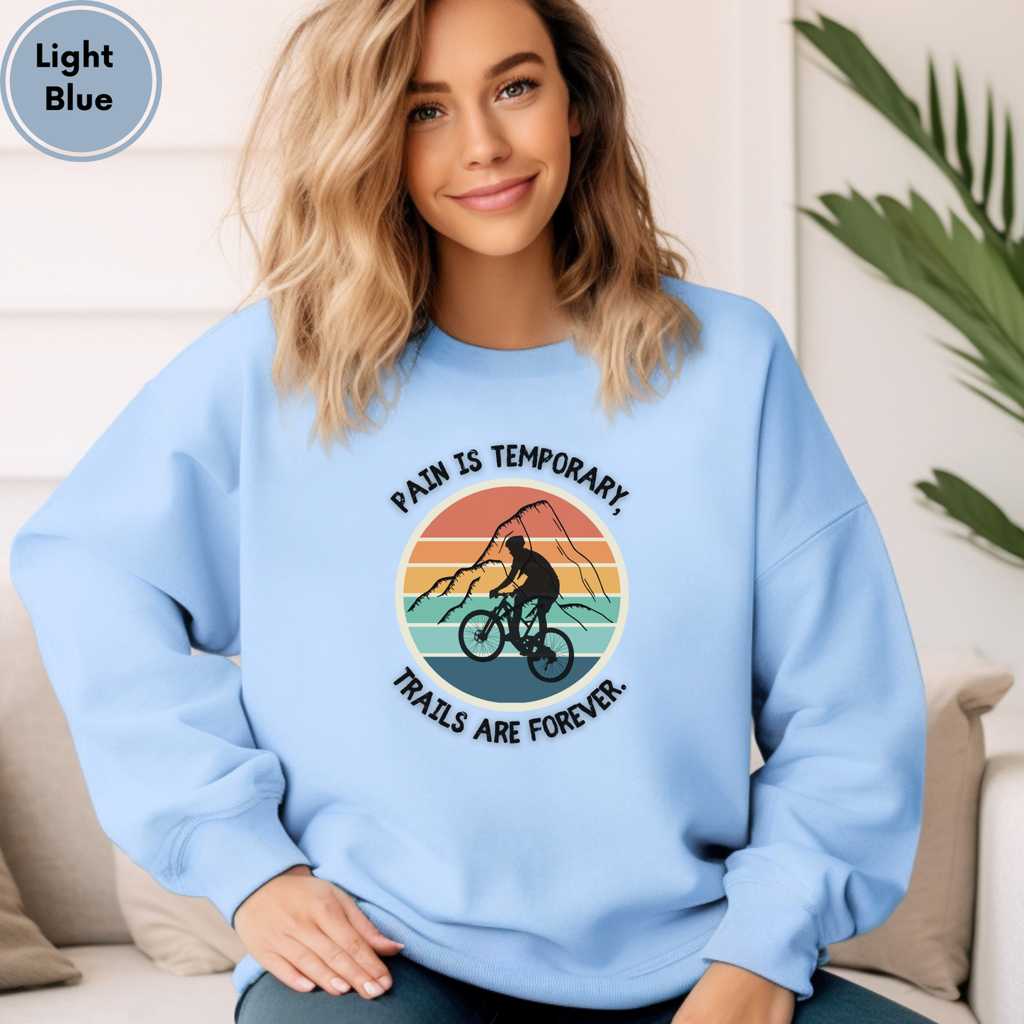Michigan Trails are Forever Mountain Biking Unisex Sweatshirt